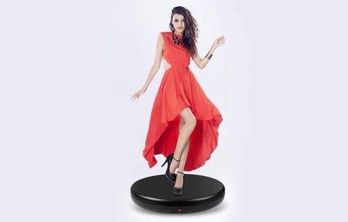 PULUZ Panoramic rotating display // 360 fokos termékforgató (45cm // 100kg) (black) (PU3145EU)