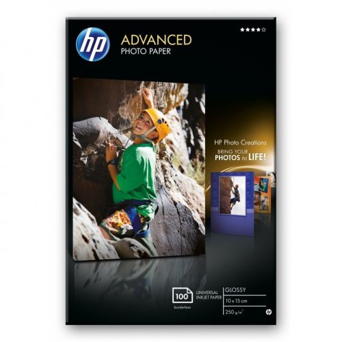 HP Advanced (fényes fotópapír) (10x15cm) (100 lap) (250g/m²) (Q8692A)