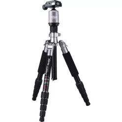   Rollei Fotopro Compact Traveller állvány gömbfejjel (ezüst)