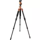 Rollei Fotopro Compact Traveller állvány gömbfejjel (narancs)