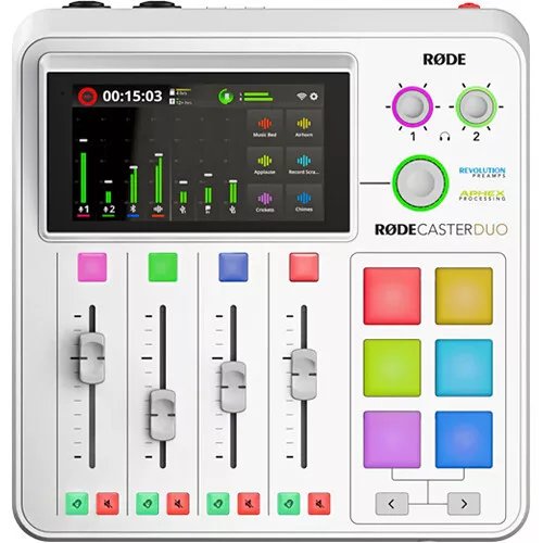 RODECaster Duo, fehér