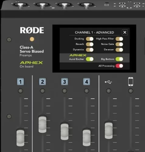 RodeCaster Pro podcast production studio (Rodecaster Pro)