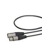 REAN BY NEUTRIK XLR apa - XLR anya kábel (3 pol) (10m) (black)