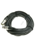 REAN BY NEUTRIK XLR apa - XLR anya kábel (3 pol) (10m) (black)