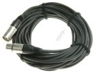 REAN BY NEUTRIK XLR apa - XLR anya kábel (3 pol) (10m) (black)