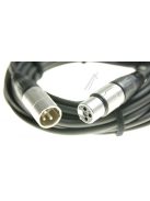 REAN BY NEUTRIK XLR apa - XLR anya kábel (3 pol) (10m) (black)