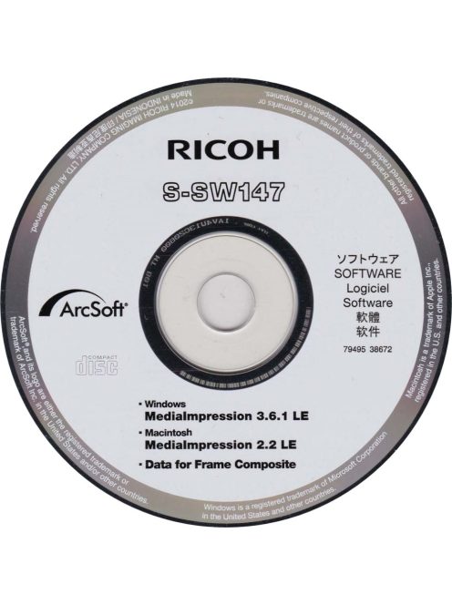 Ricoh SW147 szoftver CD