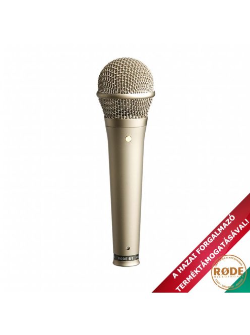 RODE S1 színpadi ének- és beszédmikrofon (silver)
