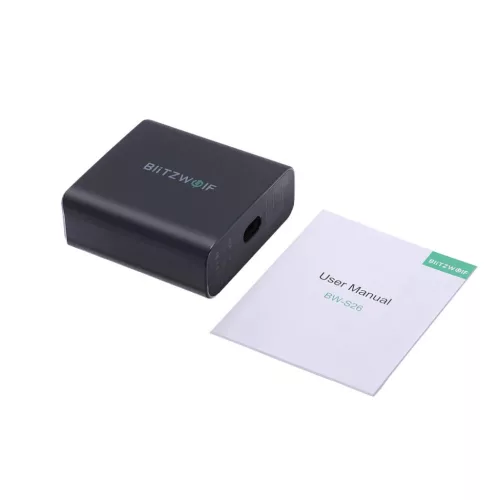 Blitzwolf® BW-S26 (250W) 8 portos USB "PD" asztali gyorstöltő állomás