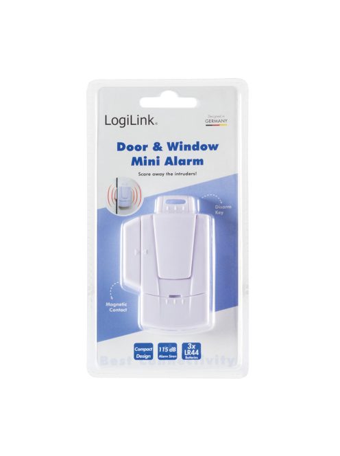 LogiLink Mini Ajtó és Ablak nyitás riasztó (white) (SC0207)