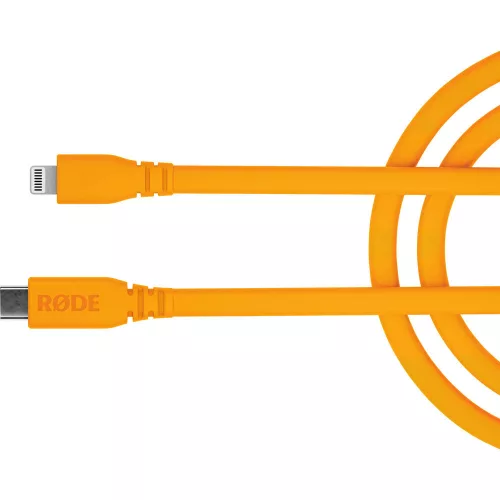 RODE SC19 USB-C - LIGHTNING összekötő kábel (150cm), narancssárga