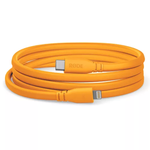 RODE SC19 USB-C - LIGHTNING összekötő kábel (150cm), narancssárga