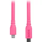 RODE SC19 USB-C - LIGHTNING összekötő kábel (150cm), rózsaszín