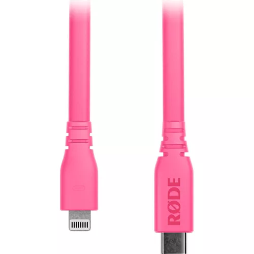 RODE SC19 USB-C - LIGHTNING összekötő kábel (150cm), rózsaszín