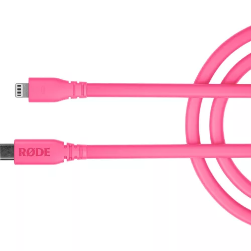 RODE SC19 USB-C - LIGHTNING összekötő kábel (150cm), rózsaszín