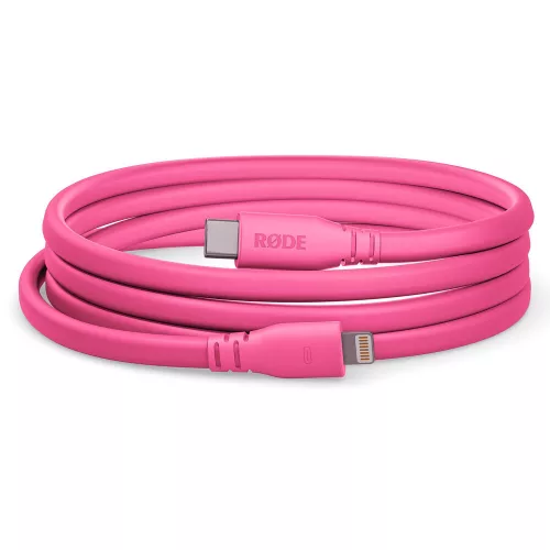 RODE SC19 USB-C - LIGHTNING összekötő kábel (150cm), rózsaszín