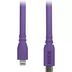   RODE SC19 USB-C - LIGHTNING összekötő kábel (150cm), lila