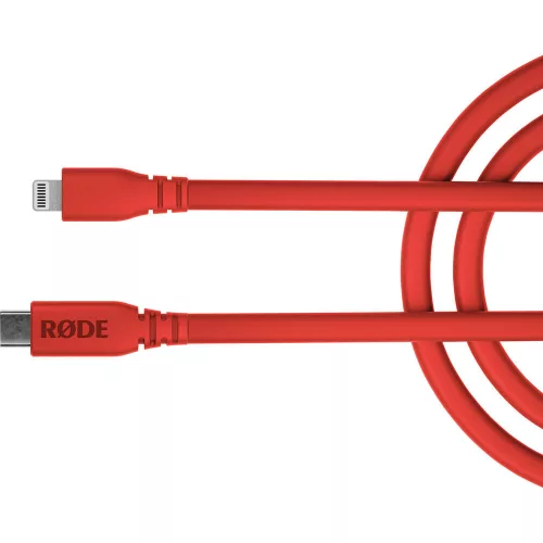 RODE SC19 USB-C - LIGHTNING összekötő kábel (150cm), piros