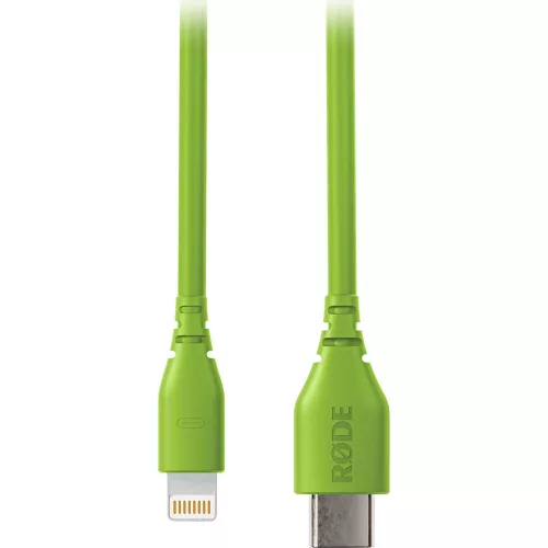 RODE SC21 USB-C // Lightning kábel (30cm), zöld