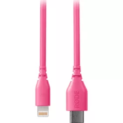 RODE SC21 USB-C // Lightning kábel (30cm), rózsaszín