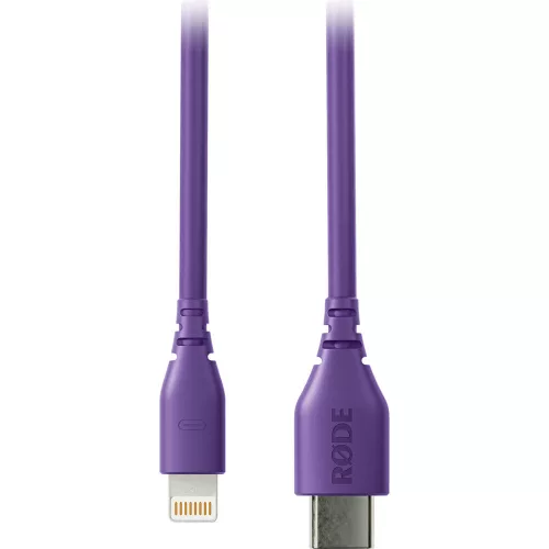 RODE SC21 USB-C // Lightning kábel (30cm), lila