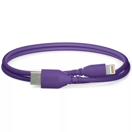 RODE SC21 USB-C // Lightning kábel (30cm), lila
