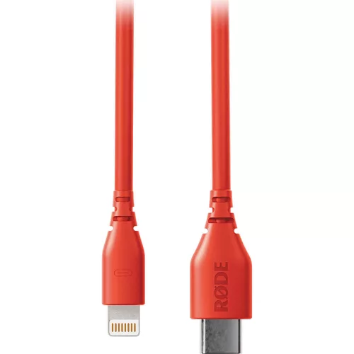 RODE SC21 USB-C // Lightning kábel (30cm), piros