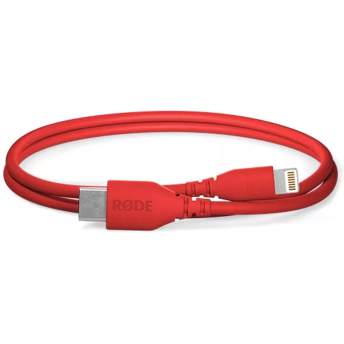 RODE SC21 USB-C // Lightning kábel (30cm), piros