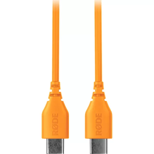 SC22 30cm USB-C to USB-C Cable, narancssárga