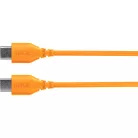 SC22 30cm USB-C to USB-C Cable, narancssárga