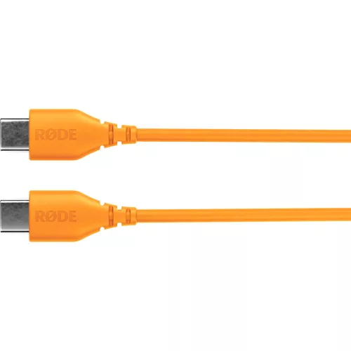 SC22 30cm USB-C to USB-C Cable, narancssárga
