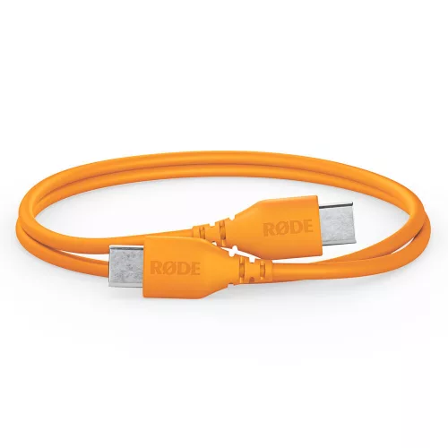 SC22 30cm USB-C to USB-C Cable, narancssárga