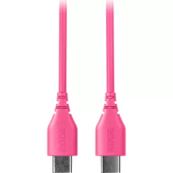 SC22 30cm USB-C to USB-C Cable, rózsaszín