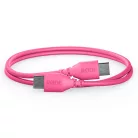 SC22 30cm USB-C to USB-C Cable, rózsaszín