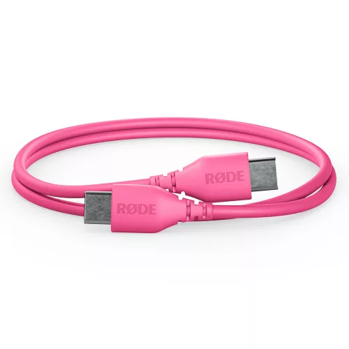 SC22 30cm USB-C to USB-C Cable, rózsaszín