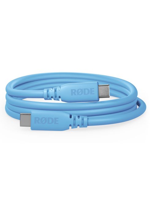 RODE USB-C // USB-C kábel (2m) (apa // apa) (blue) (SC27B)