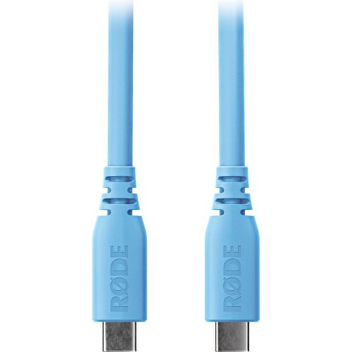 RODE USB-C // USB-C kábel (2m) (apa // apa) (blue) (SC27B)