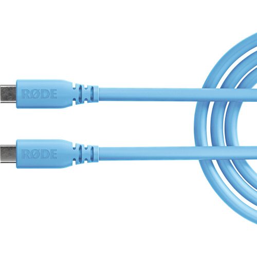 RODE USB-C // USB-C kábel (2m) (apa // apa) (blue) (SC27B)