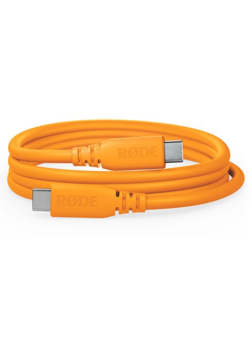 RODE USB-C // USB-C kábel (2m) (apa // apa) (orange) (SC27O)
