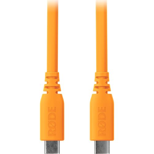 RODE USB-C // USB-C kábel (2m) (apa // apa) (orange) (SC27O)