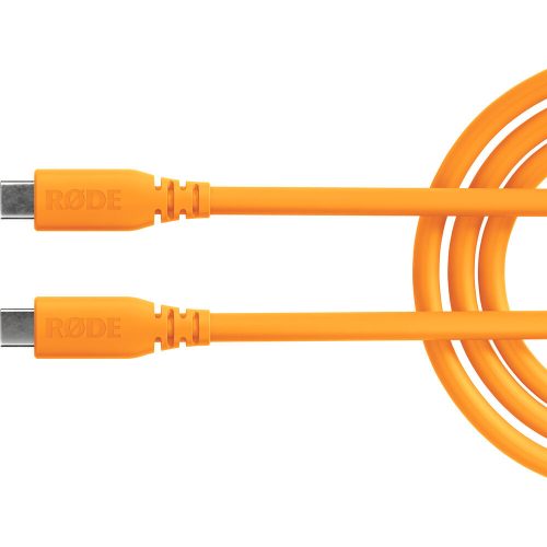 RODE USB-C // USB-C kábel (2m) (apa // apa) (orange) (SC27O)