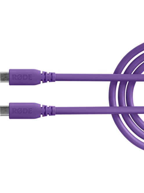 RODE USB-C // USB-C kábel (2m) (apa // apa) (purple) (SC27PU)