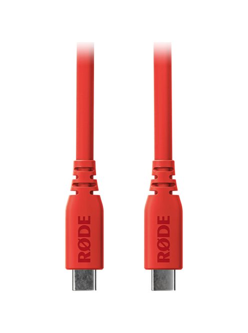 RODE USB-C // USB-C kábel (2m) (apa // apa) (red) (SC27R)