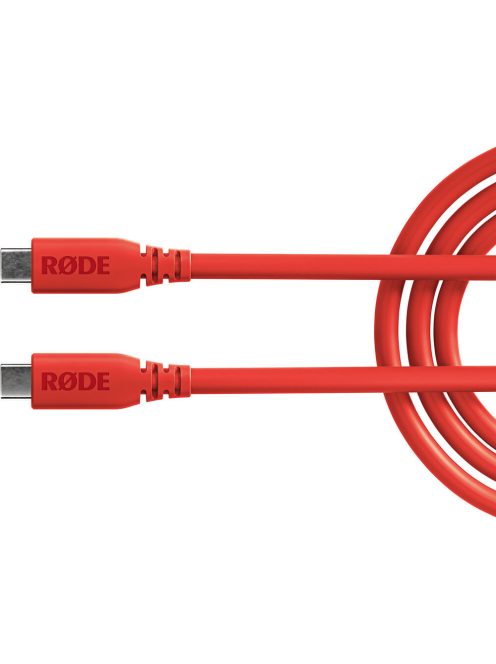 RODE USB-C // USB-C kábel (2m) (apa // apa) (red) (SC27R)