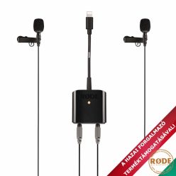   RODE SCL Kit riporter szett SC6-L iOS adapterrel és 2db Smartlav+ csíptetős mikoforonnal