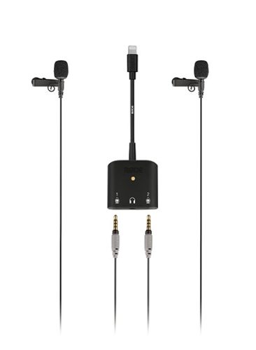 RODE SCL Kit riporter szett SC6-L iOS adapterrel és 2db Smartlav+ csíptetős mikoforonnal