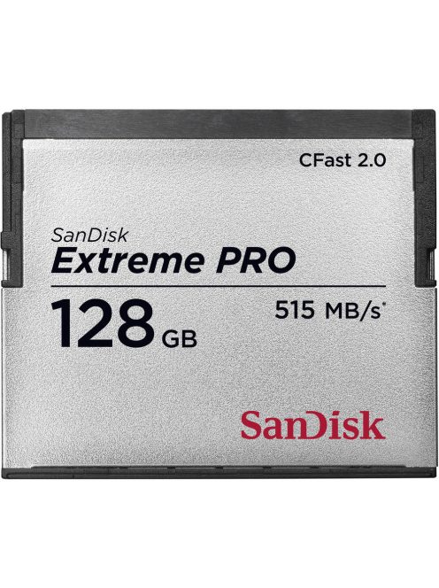 SanDisk Extreme PRO® CFast™ 2.0 128GB memóriakártya (VPG-130) (515MB/s) (SDCFSP-128G-A46B)