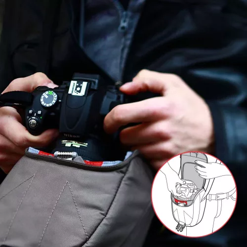 Manfrotto SH-4BB (SOLO IV) fényképzőgéptáska fekete