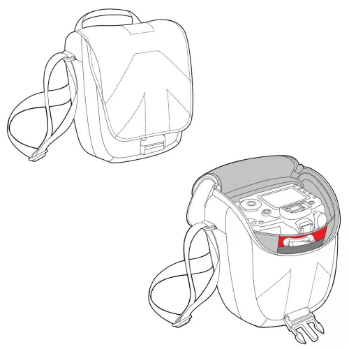 Manfrotto SH-4BB (SOLO IV) fényképzőgéptáska fekete