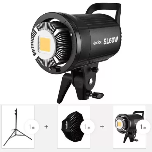 GODOX SL60W LED LÁMPA SZETT  OCTOBOXAL (95cm)